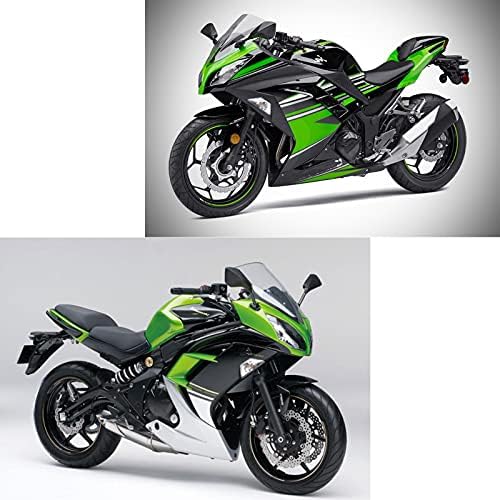 Mamiko Motorcycle Vista traseira espelhos compatíveis com Kawasaki 2018-2021 Ninja 400 / 2011-2018 Ninja 250