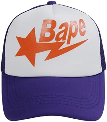 Judydoll Baseball Cap moda Hip Hop Letter Print Print Ajustable Hat Unissex Mesh Trucker Cap Hats Sun Cap Teens Presentes