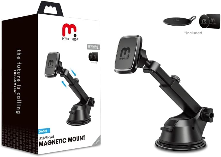 Mount Mybat Pro Magnetic Telefle Mount, Universal Painel Windshield Windshield Industrial Frewtion Cup