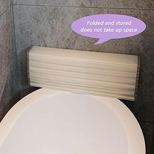 Tampa da banheira da banheira Pengfei, tampas do banheiro do obturador, bandeja de isolamento à prova d'água dobrável anti-poeira