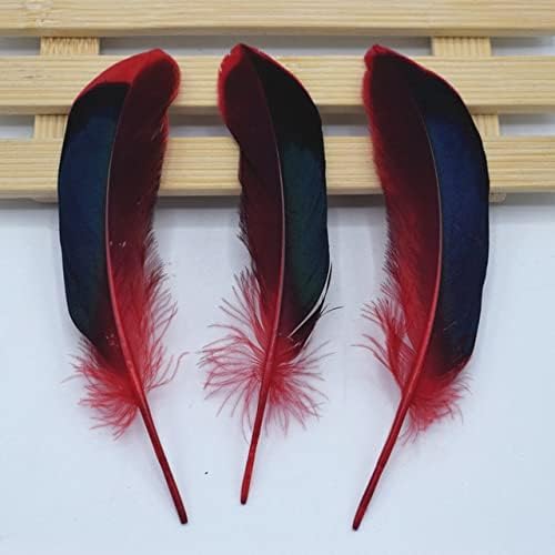Zamihalaa 10-5000 peças 12-15 cm Asas penas de penas de pato selvagem para acessórios para roupas artesanais DIY-10 peças