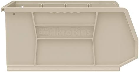 AKRO-MILS 30250Stone Akrobins Bin de armazenamento de plástico Recipientes de empilhamento, Stone,