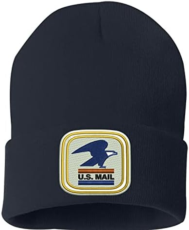 Mail Beanie bordado knit postal Service Hat Eagle Winter Cap