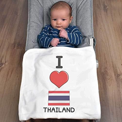 Azeeda 'eu amo a Tailândia' Cotton Baby Clanta / xale