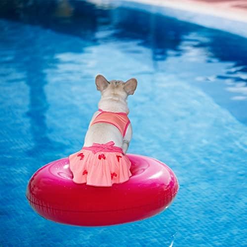 Tony Hoby Dog Biniki, vestido de banho de cachorro, vestido de praia de cachorro na beira -mar, piscina, maiô