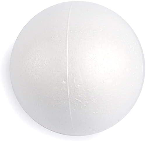 Bolas de espuma de embalagem de 2 pacote de juvale para artesanato, esferas de poliestireno branco
