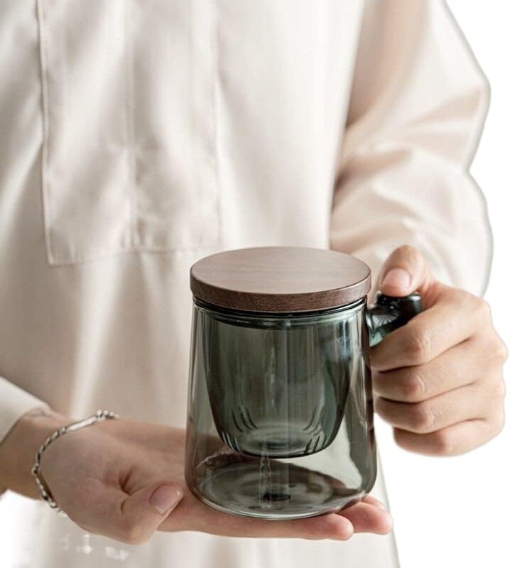 Madi Kay projeta xícara de chá japonês de chá e separação de água de vidro de copo