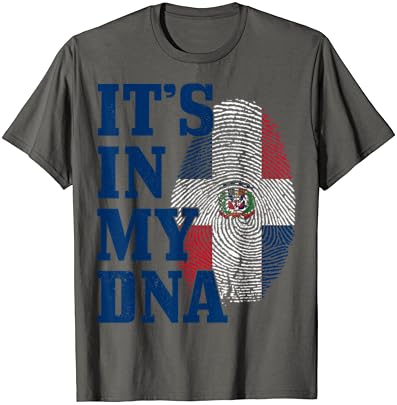 República Dominicana está na minha camiseta do DNA Dominican Flag Pride