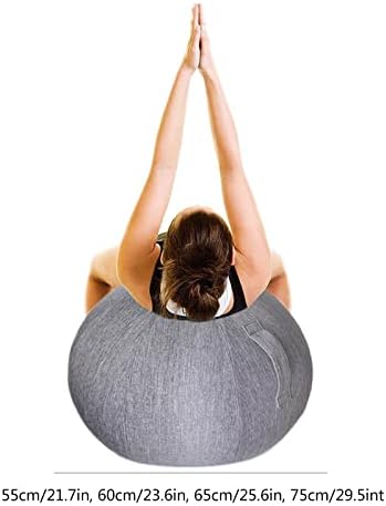 Capas de bola de ioga doodran com alças de transporte conveniente tampas de bola de equilíbrio de exercício