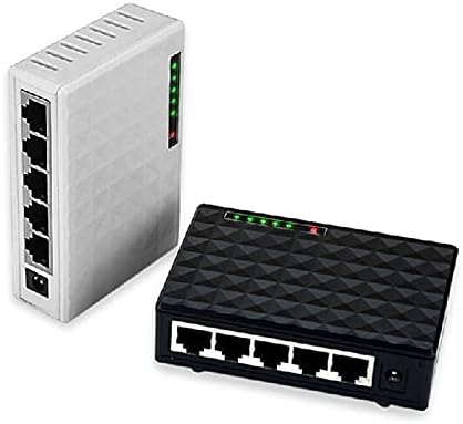 Conectores mini 5 port gigabit switch Ethernet Fast 1000Mbps Adaptador de interruptor de rede Adaptador LAN Adaptador completo ou meio duplex Exchange -