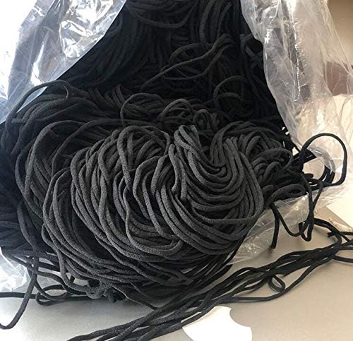 Alinsam 547 jardas de 1/8 de polegada elástica faixa de borracha de corda para fita elástica de roupa de penduramento Acessórios de costura DIY