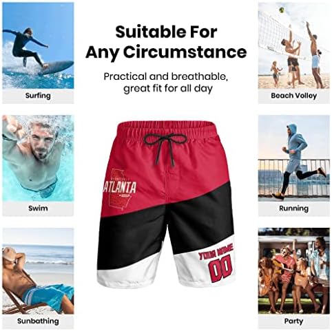 Presentes de shorts masculinos personalizados para homens Casual Cidade dos jovens fãs esportes shorts