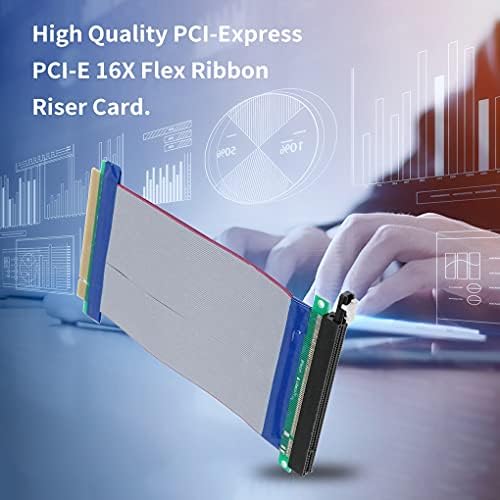 Conectores 2-25 PCs 15cm PCI Express PCI-E 16x RISER CARTA DE RISE ESTENDIDOR FLEXIBLE Extensão