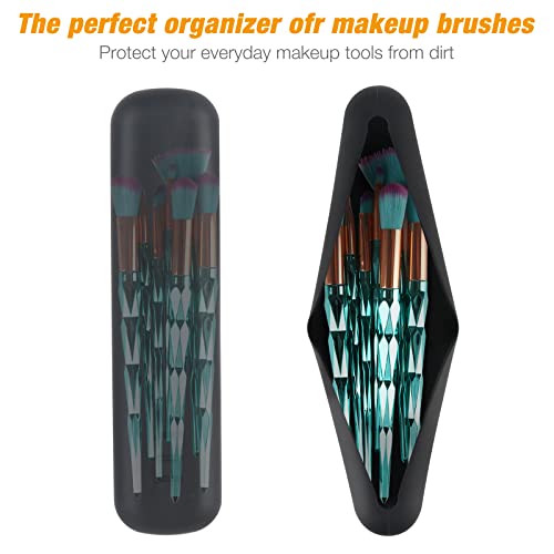 Komake Makeup Brusht Turnam Travel Watersperme Silicon Soft Makeup Brush Caixa, Ferramentas de armazenamento