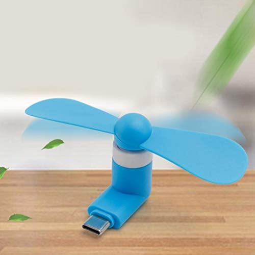 Besportble USB tipo C Fan Mini Refrigere Micro Mobile Phone Smartphone Fan Air Conditioner Cooler