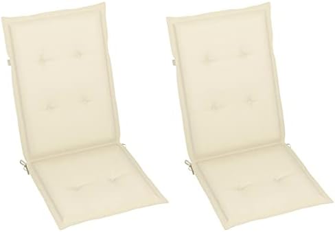 Cadeiras reclináveis ​​de pátio Yuhi-HQYD 2 PCs com almofadas, cadeiras de varanda, cadeiras de deck,