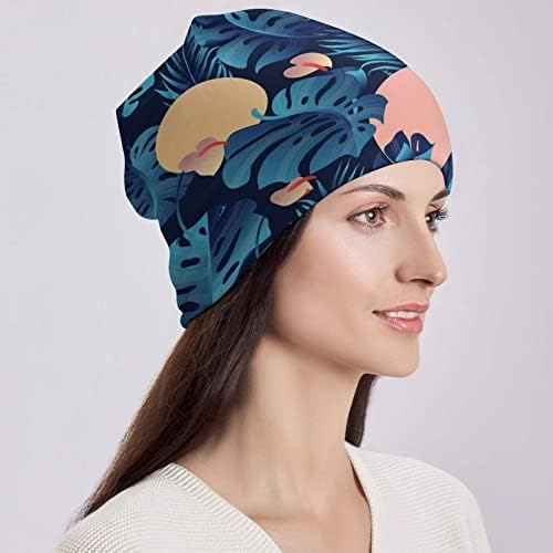 Plantas Baikutouan Lmagine the World Print Feanie Hats for Men Mulher With Designs Skull Cap