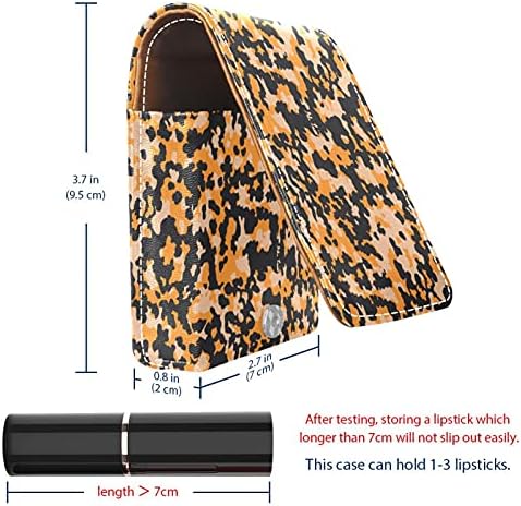 Soldado militar camuflage padrão lip bns bipculk caixa de maquiagem portátil saco de batom de
