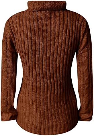 Pulôver de suéter de malha feminino jinlile