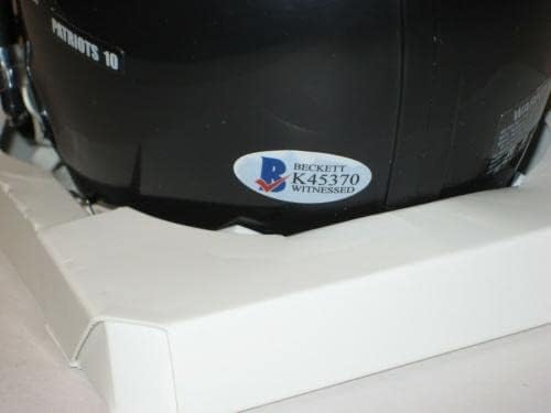 Jim Covert assinado Super Bowl XX Mini -Helmet com Inscrição e Becket Auth - Mini capacetes da NFL