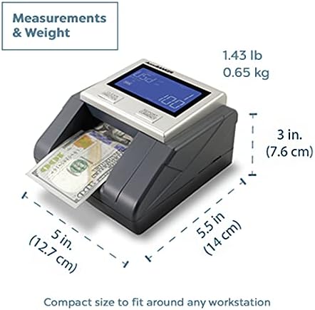 Accubanker D585 Detector de moeda falsificada multi-scanix com acumulação-sistema de alimentação