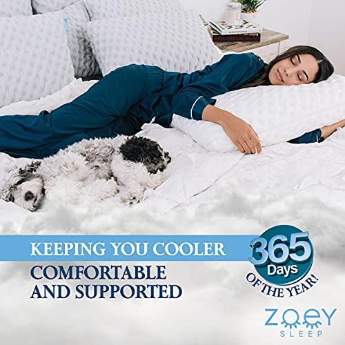Almofado do sono lateral do sono Zoey para alívio da dor no pescoço e ombro - travesseiros de