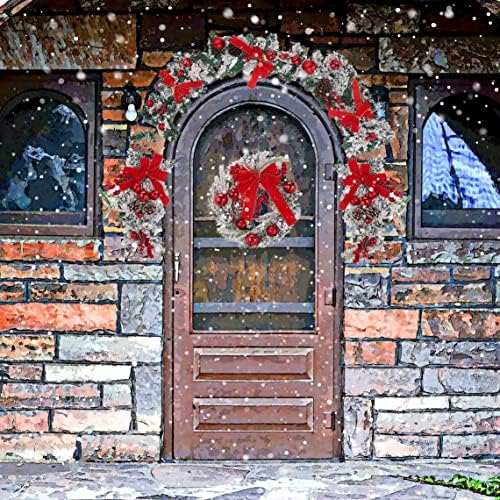 Garland morto anel de Natal Cane Hanger Childer Ramifica Vine Christmas Pingente Wreath Wreatch Graifra