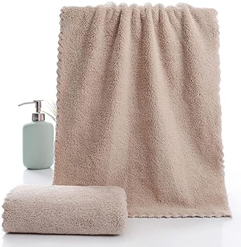 N/A Toalha de veludo de coral Face Towe Home Towels Comfort Microfibra absorvente respirável e respirável