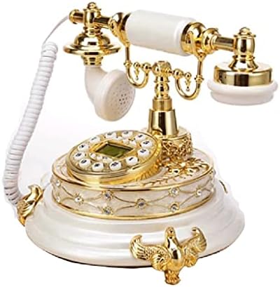 N/A Antique Linha Fixo Retro Classical Vintage Fixo Fixo Telefone feito de Resina em casa Decorate