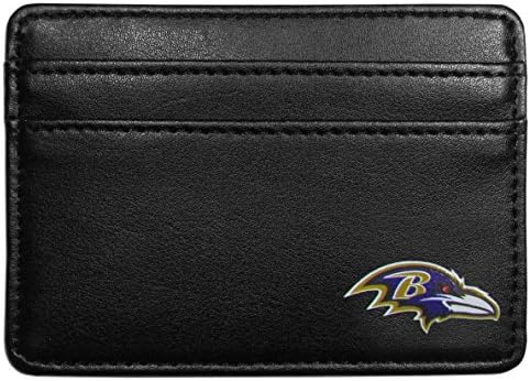 Siskiyou Sports NFL Baltimore Ravens Weekend Weeken Wallet & Strap Key Chain, Black, One Tamanho