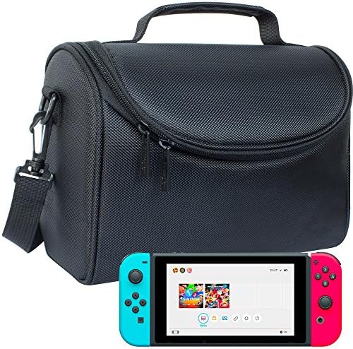 Caixa de bolsa de transporte de Butterfox para Nintendo Switch, FITS Pro Controller, Dock, Adaptador CA, Joy