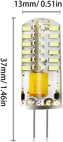 G4 MINI LUZ LED LUZ 3W T3 JC Luz de base bi-pina Base de 20w Halogênio Bulbo paisagística para luzes do
