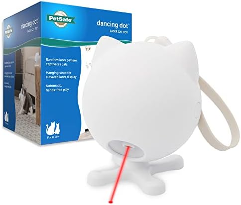 PetSafe Dancing Dot - Toy Automático a laser de gato - Interactive - alivia a ansiedade e o tédio - padrão de