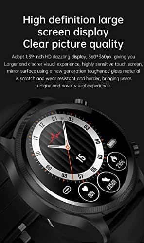 Krawo Geekran Smartwatch, Geekran Ipx68 Smart Watch Blood Glicose Monitoring, Geekrann não invasivo Teste de açúcar no sangue Relógio inteligente