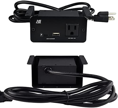 PEQUENA SOB POWER TRIPTER com carregador rápido 1 carregador USB-A + 1 Carregador USB-C + 1 CA.