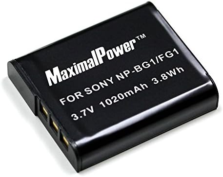 Acessório MaximalPower para Sony-G-Type DSC-N1 W30 W50 W55 W70 W80, 1020MAH