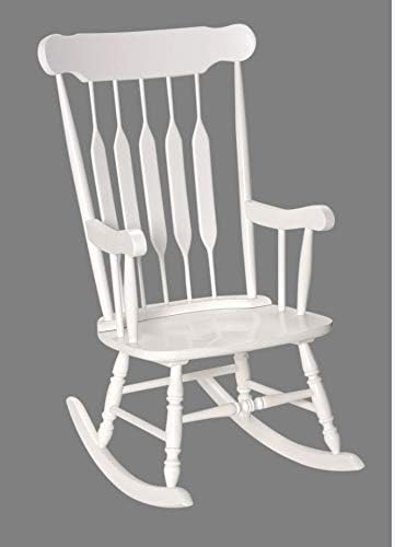 Cadeiras de balanço da marca de presente - Rocker de madeira clássica - Design equipado com conforto,