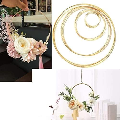 ACROL DIY DREAM RINGS, aros de macrama, anéis de metal para artesanato, aros de metal, aros florais anéis