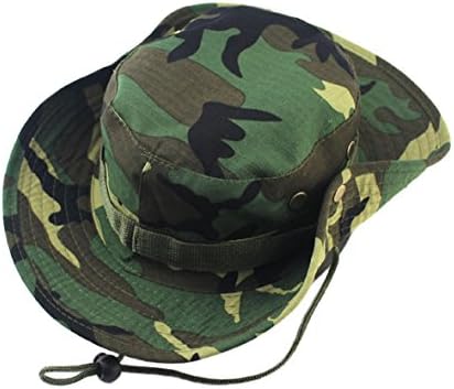 Banming ao ar livre de verão largo benie chapéu de camuflagem militar CAMO para homens ou mulheres