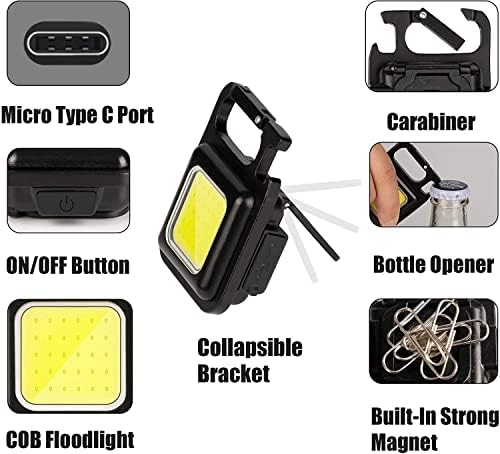 Luzes de LED de bolso aolly, luzes de trabalho LED, luzes de caminhada, luzes de reparo de carro, luzes
