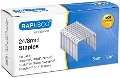 Rapesco Staples, 24/8 mm [caixa de 5.000]
