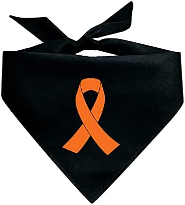 Orange Cancer Ribbon Leucemia Rim de suporte Bandana