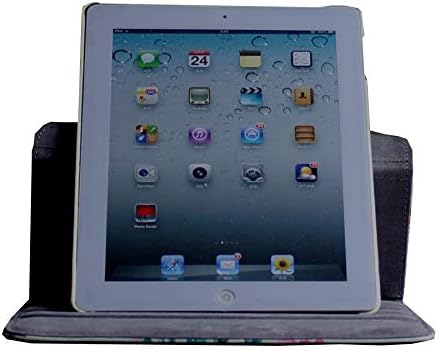 Caso Jytrend para iPad 2, iPad 3, iPad 4, capa inteligente de suporte rotativa CAPA AUSTRAMENTO