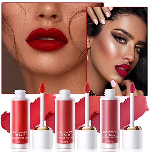 Outfmvch Stay en Cosmetics Lip Glaze Velvet Lip Lip Lipstick Branco não Deslocando Espalhamento Lip Lip Like