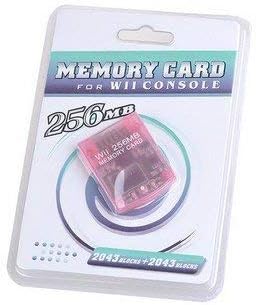 OSTENT 256MB Memory Card Stick para Nintendo Wii Gamecube NGC Console Video Game