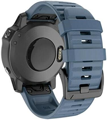 Forfc 26 20 22mm Silicone Retwan Watch Band Strap for Garmin Fenix ​​7x 6x Watch EasyFit Strap Strap