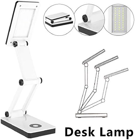 PQKDY Dimmable LED Desk Lamp Table Touch Touch FoldableTable Lamparas de Mesa para El Dormitorio