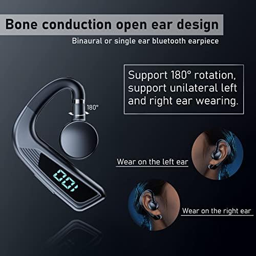 Mosonnytee óssea condução fones de ouvido Bluetooth fone de ouvido aberto fones de ouvido sem fio Bluetooth