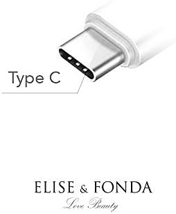 Elise & Fonda TP187 Tipo-C Porta de carregamento USB Cristal anti-pó do pó Little Owl Pingente Pingle