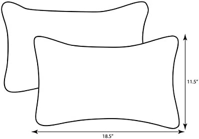Travesseiro perfeito para o ar livre/coberto coventry café de grandes dimensões travesseiros lombares,